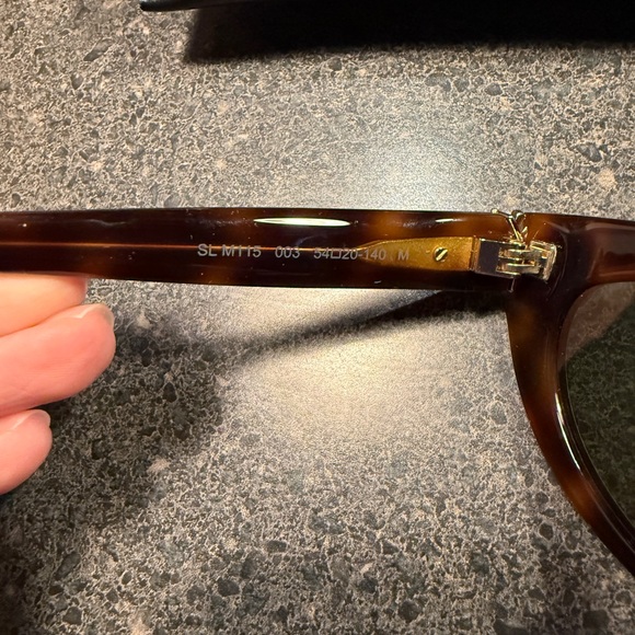 Saint Laurent Monogram Hinge Acetate 54MM Cat-Eye Sunglasses - Picture 7 of 8